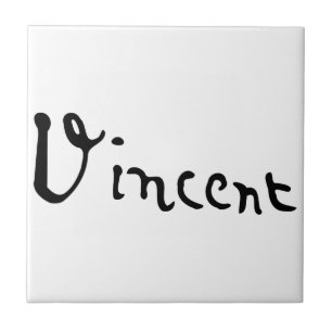 Vincent-Van-Gogh-Unterschrift Fliese