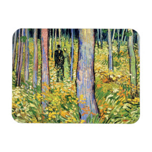 Vincent Van Gogh - Unterwachstum mit zwei Zahlen Magnet