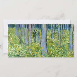 Vincent van Gogh - Unterwuchs mit zwei Zahlen Dankeskarte