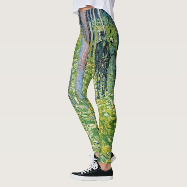Vincent van Gogh - Unterwuchs mit zwei Zahlen Leggings (Links)