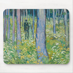 Vincent van Gogh - Unterwuchs mit zwei Zahlen Mousepad