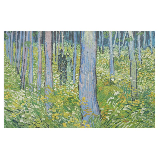 Vincent van Gogh - Unterwuchs mit zwei Zahlen Stoff (Yard (91,4 cm))