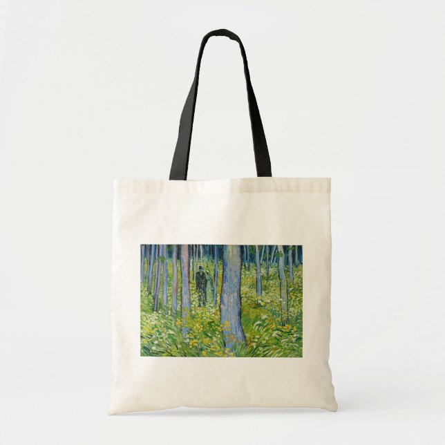 Vincent van Gogh - Unterwuchs mit zwei Zahlen Tragetasche (Vorne)