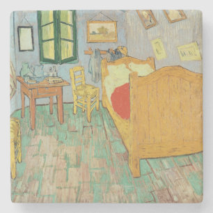 Vincent van Gogh   Van Gogh Schlafzimmer bei Arles Steinuntersetzer