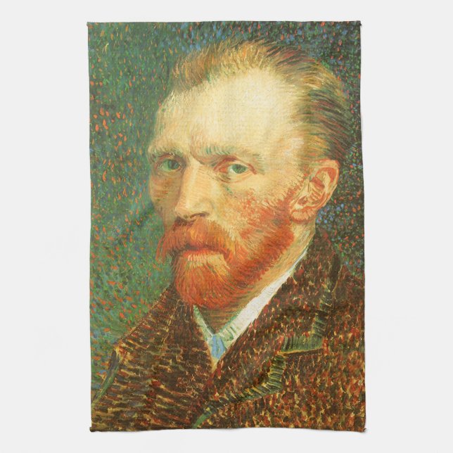 Vincent van Gogh - Van Gogh Self Portrait Geschirrtuch (Vertikal)