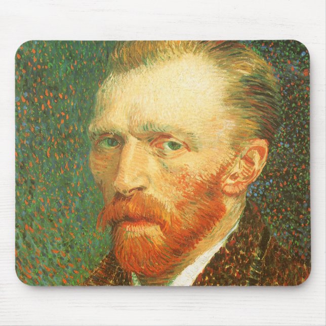 Vincent van Gogh - Van Gogh Self Portrait Mousepad (Vorne)