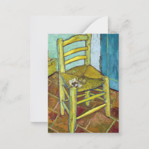 Vincent van Gogh - Van Goghs Stuhl Mitteilungskarte