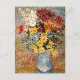 Vincent van Gogh Vase Daisies Anemones Postkarte