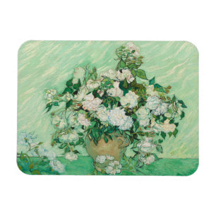 Vincent Van Gogh, Vase der Rose, Rose in der Vase Magnet
