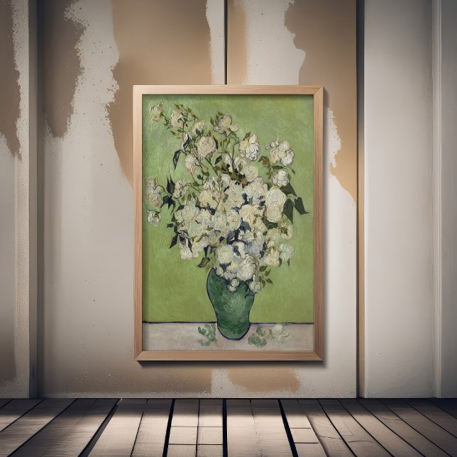 Vincent Van Gogh, Vase der Rose, Rose in der Vase Poster (Von Creator hochgeladen)