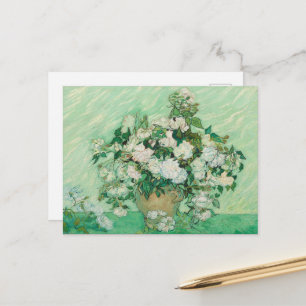 Vincent Van Gogh, Vase der Rose, Rose in der Vase Postkarte