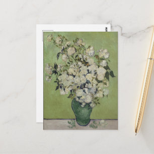 Vincent Van Gogh, Vase der Rose, Rose in der Vase Postkarte