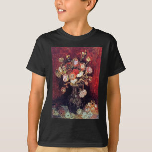 Vincent Van Gogh - Vase mit Astern und Phlox T-Shirt
