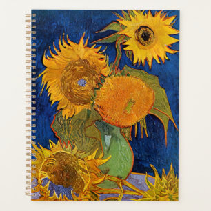 Vincent van Gogh - Vase mit fünf Sonnenblumen Planer