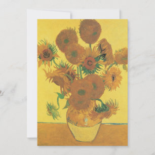 Vincent van Gogh - Vase mit fünfzehn Sonnenblumen Einladung