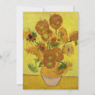Vincent van Gogh - Vase mit fünfzehn Sonnenblumen Einladung