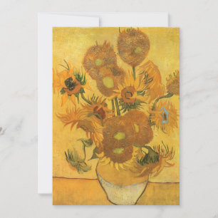 Vincent van Gogh - Vase mit fünfzehn Sonnenblumen Einladung