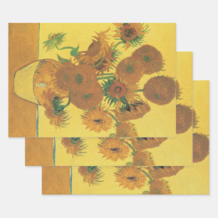 Vincent van Gogh - Vase mit fünfzehn Sonnenblumen Geschenkpapier Set