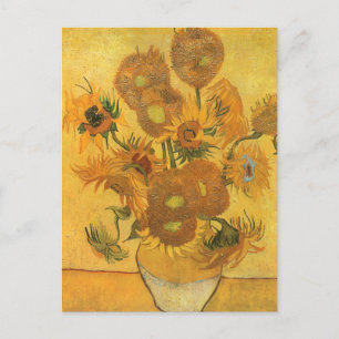 Vincent van Gogh - Vase mit fünfzehn Sonnenblumen Postkarte