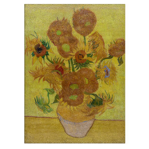 Vincent van Gogh - Vase mit fünfzehn Sonnenblumen Schneidebrett