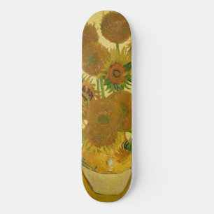 Vincent van Gogh - Vase mit fünfzehn Sonnenblumen Skateboard