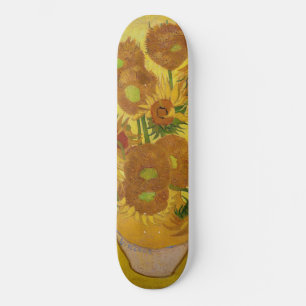 Vincent van Gogh - Vase mit fünfzehn Sonnenblumen Skateboard