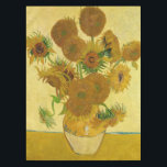 Vincent van Gogh - Vase mit fünfzehn Sonnenblumen Tischdecke<br><div class="desc">Vase mit 15 Sonnenblumen / Vase avec quinze turnesols - Vincent Van Gogh,  August 1888 - Sonnenblumen 1888,  Fassung (F454)</div>