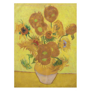 Vincent van Gogh - Vase mit fünfzehn Sonnenblumen Tischdecke