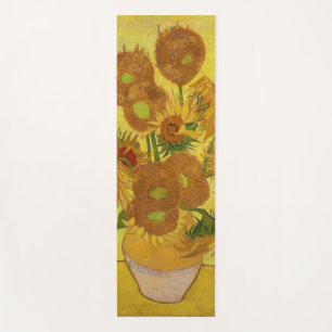Vincent van Gogh - Vase mit fünfzehn Sonnenblumen Yogamatte