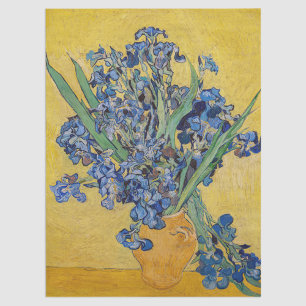 Vincent van Gogh - Vase mit Iren Seidenpapier