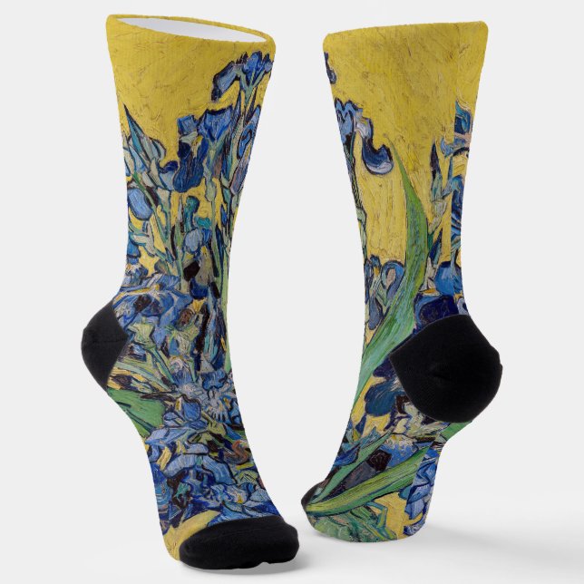 Vincent van Gogh - Vase mit Iren Socken (Gewinkelt)