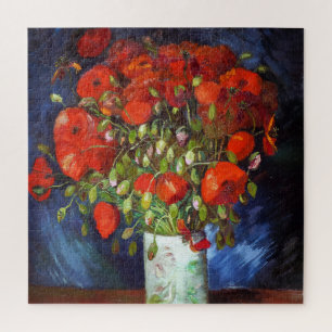 Vincent Van Gogh Vase mit Red Poppies Fine Art Puzzle