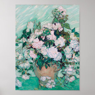 Vincent Van Gogh - Vase mit Rose, 1890 Poster