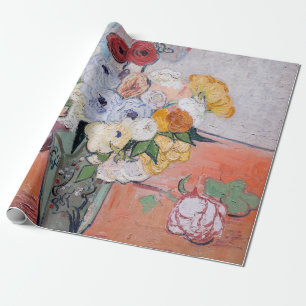 Vincent van Gogh - Vase mit Rose und Anemonen Geschenkpapier