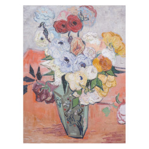 Vincent van Gogh - Vase mit Rose und Anemonen Tischdecke
