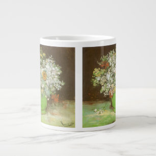 Vincent van Gogh - Vase mit Zinnias und Blume Jumbo-Tasse