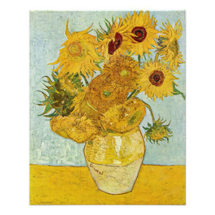 Vincent Van Gogh - Vase mit zwölf Sonnenblumen Fotodruck