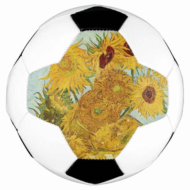 Vincent Van Gogh - Vase mit zwölf Sonnenblumen Fußball (Vorderseite)