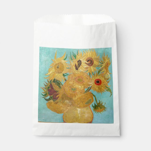Vincent Van Gogh - Vase mit zwölf Sonnenblumen Geschenktütchen (Vorderseite)