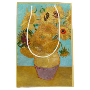 Vincent Van Gogh - Vase mit zwölf Sonnenblumen Mittlere Geschenktüte