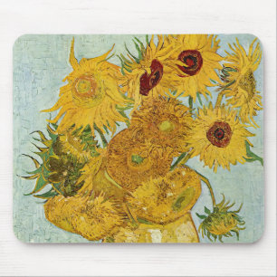 Vincent Van Gogh - Vase mit zwölf Sonnenblumen Mousepad