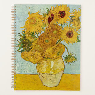 Vincent Van Gogh - Vase mit zwölf Sonnenblumen Planer