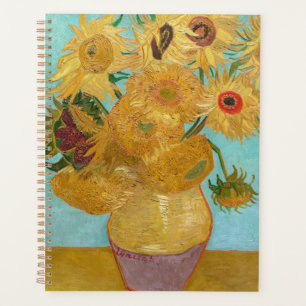 Vincent Van Gogh - Vase mit zwölf Sonnenblumen Planer