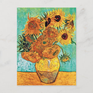 Vincent Van Gogh - Vase mit zwölf Sonnenblumen Postkarte