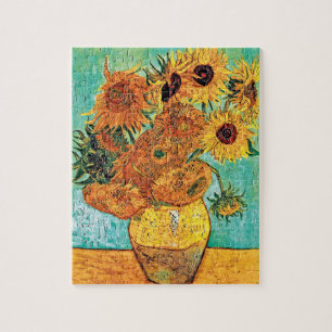 Vincent Van Gogh - Vase mit zwölf Sonnenblumen Puzzle