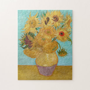 Vincent Van Gogh - Vase mit zwölf Sonnenblumen Puzzle