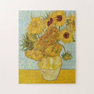 Vincent Van Gogh - Vase mit zwölf Sonnenblumen Puzzle