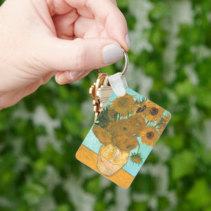 Vincent van Gogh - Vase mit zwölf Sonnenblumen Schlüsselanhänger