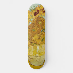 Vincent Van Gogh - Vase mit zwölf Sonnenblumen Skateboard