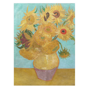 Vincent Van Gogh - Vase mit zwölf Sonnenblumen Tischdecke